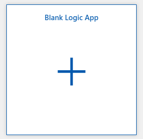 Create a blank logic app