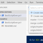 Start using GIT for PowerShell part 2: Branches and pull requests